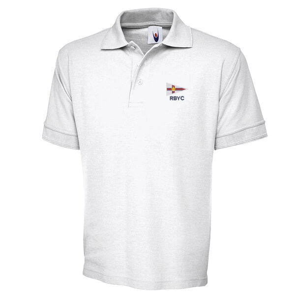 RBYC Premium  WHT Polo Shirt Thumbnail